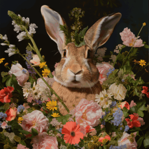 Rabbit in Garden